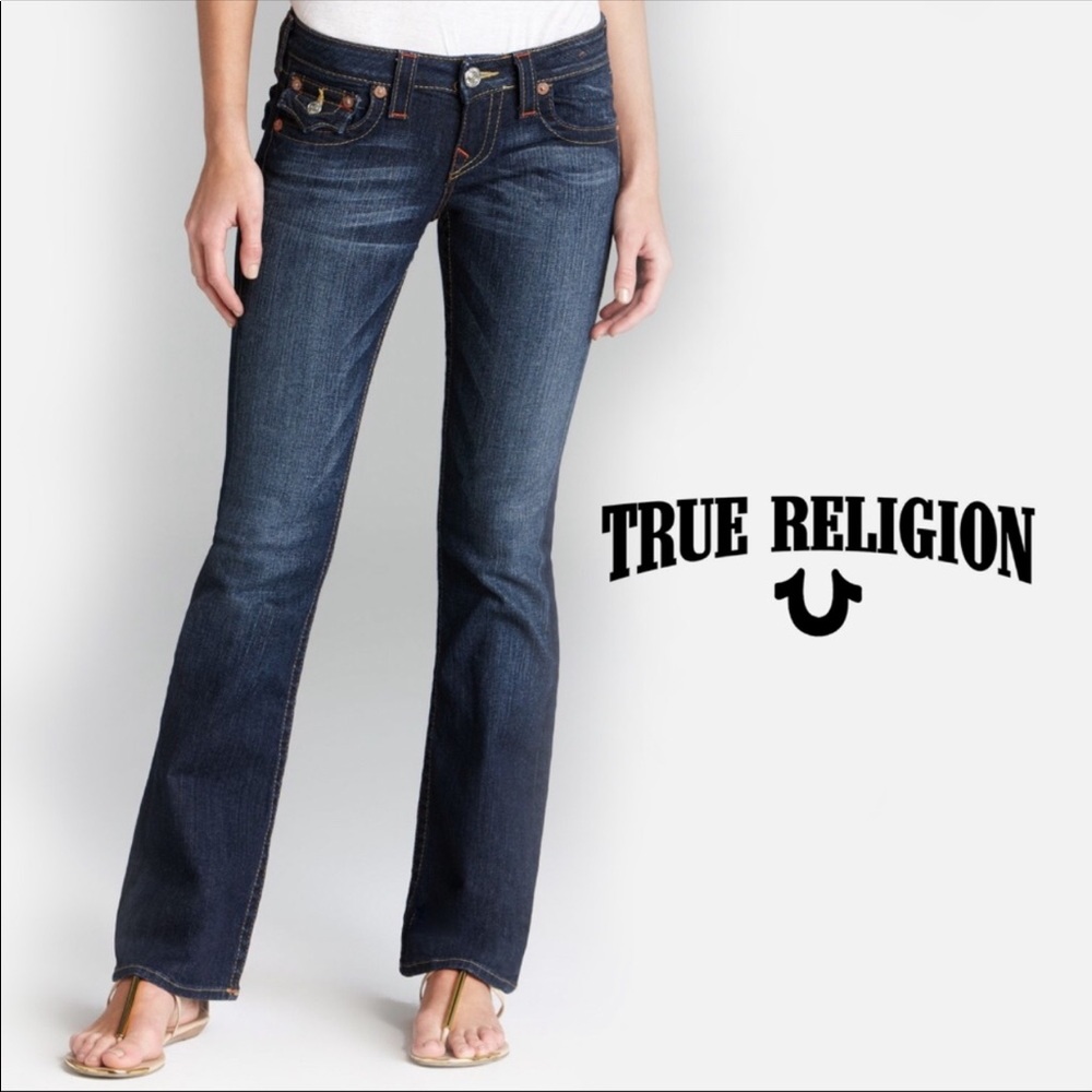 NWOT True Religion Boot Cut Jeans Sz 28”